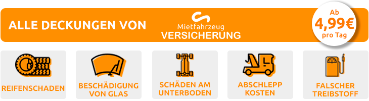 Mietwagen deckungen