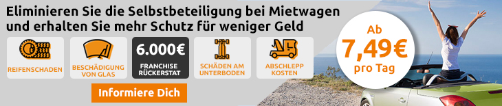 Vergleich der Deckungen und Leistungen der Mietwagen-Versicherung in Deutschland