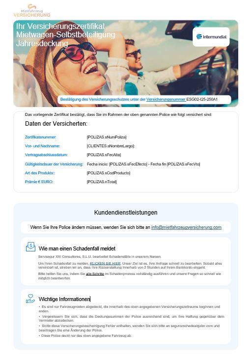 Ab dem 15.10.2025 ausgestellte Policen